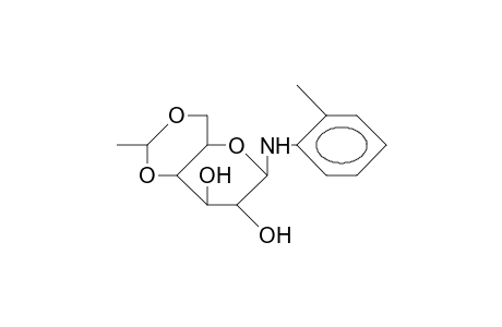 4,6-O-Ethylidene-N-(2-tolyl)-B-D-glucosylamine