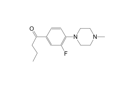 1-butanone, 1-[3-fluoro-4-(4-methyl-1-piperazinyl)phenyl]-