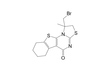 1-(Bromomethyl)-1-methyl-7,8,9,10-tetrahydro-5H-benzo[d]thieno[3,2-e]thiazolo[3,2-a]pyrimidin-5-one