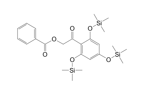 Benzoyloxyphloracetophenone, .omega.-, 3tms derivative