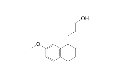 3-(7-Methoxy-1,2,3,4-tetrahydronaphthalen-1-yl)-1-propanol