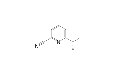 2-Pyridinecarbonitrile, 6-(1-methylpropyl)-, (S)-