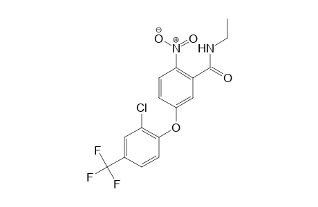 Benzamide, 5-[2-chloro-4-(trifluoromethyl)phenoxy]-N-ethyl-2-nitro-