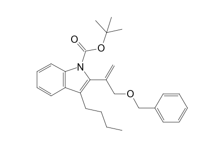 2-(3-Benzyloxyprop-1-en-2-yl)-1-(tert-butoxylcarbonyl)-3-butyl-1H-indole
