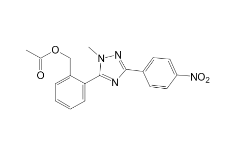 5-(alpha-hydroxy-o-tolyl)-1-methyl-3-(p-nitrophenyl)-1H-1,2,4-triazole, acetate(ester)