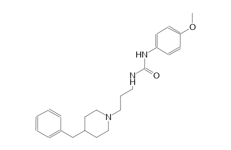 urea, N-(4-methoxyphenyl)-N'-[3-[4-(phenylmethyl)-1-piperidinyl]propyl]-