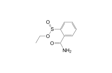 2-carbamoylbenzenesulfinic acid ethyl ester