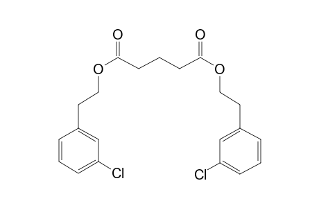 Glutaric acid, di(2-(3-chlorophenyl)ethyl) ester