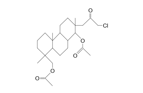14,18-Diacetoxy-16-chloromethyl-isopimaran-16-one