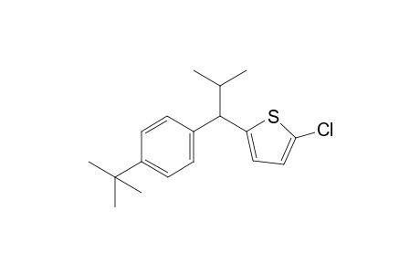2-(1-(4-(tert-butyl)phenyl)-2-methylpropyl)-5-chlorothiophene