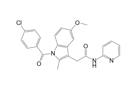 2-[1-(4-chlorobenzoyl)-5-methoxy-2-methyl-indol-3-yl]-N-(2-pyridyl)acetamide