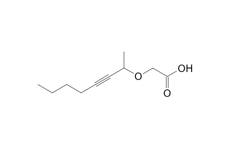 Acetic acid, [(1-methyl-2-heptynyl)oxy]-, (.+-.)-