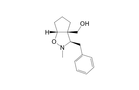 (3R)-3-Methyl-2-benzyl-(hexahydro)-2H-cyclopenta[d]isoxazol-3a-yl]-methanol