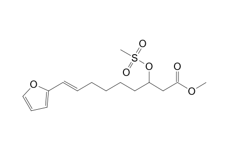 Methyl (8E)-9-(2-Furyl)-3-mesyloxynon-8-enoate