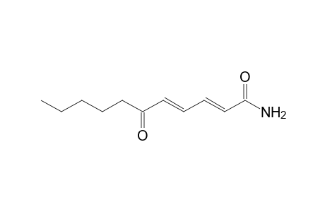 (2E,4E)-6-Oxo-2,4-undecadienamide