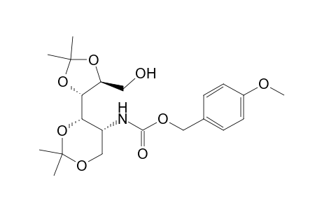 (4-methoxyphenyl)methyl N-[(4S,5R)-4-[(4S,5S)-5-(hydroxymethyl)-2,2-dimethyl-1,3-dioxolan-4-yl]-2,2-dimethyl-1,3-dioxan-5-yl]carbamate