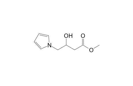 Methyl 3-hydroxy-4-(pyrrol-1-yl)butanoate