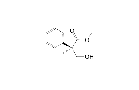 Methyl (2R)-2-(hydroxymethyl)-2-phenylbutanoate
