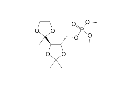 DIMETHYL-(3-S,4-R)-3,4-ISOPROPYLIDENEDIOXY-2-(1,3-DIOXOLANE)-5-OXOPENTYL-PHOSPHATE