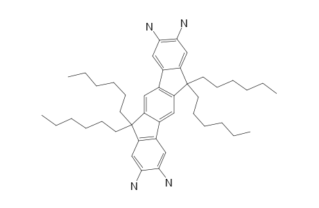 6,6,12,12-TETRAHEXYL-6,12-DIHYDROINDENO-[1,2-B]-FLUORENE-2,3,8,9-TETRAAMINE