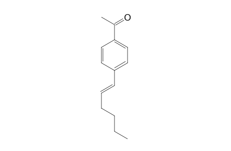 4-{(1E)-Hexenyl}acetophenone