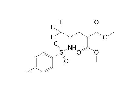 Dimethyl 2-(3,3,3-trifluoro-2-(toluenesulfonylamino)propyl) malonate