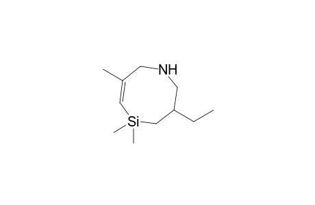 (6Z)-3-ethyl-5,5,7-trimethyl-2,3,4,8-tetrahydro-1H-1,5-azasilocine