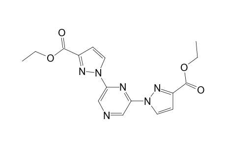 1-[6-(3-carbethoxypyrazol-1-yl)pyrazin-2-yl]pyrazole-3-carboxylic acid ethyl ester