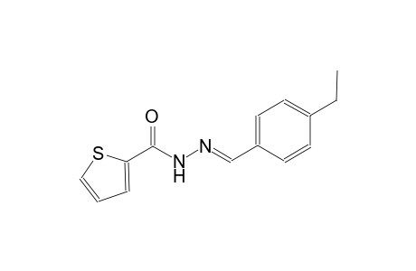 N'-[(E)-(4-ethylphenyl)methylidene]-2-thiophenecarbohydrazide