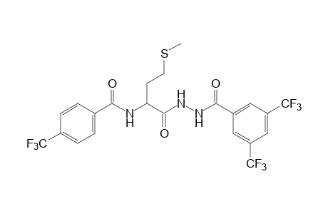 1-[3,5-bis(trifluoromethyl)benzoyl]-2-[N-(alpha,alpha,alpha-trifluoro-p-toluoyl)methionyl]hydrazine