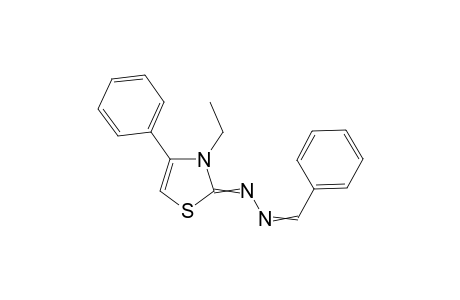 2-[Benzylidenehydrazinylidene]-3-ethyl-2,3-dihydro-4-phenyl-1,3-thiazole