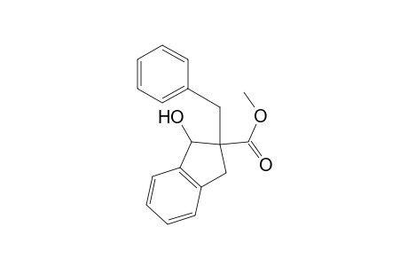 1-Hydroxy-2-(phenylmethyl)-1,3-dihydroindene-2-carboxylic acid methyl ester