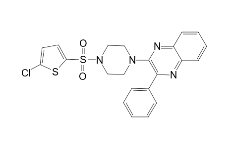 2-[4-(5-chlorothiophene-2-sulfonyl)piperazin-1-yl]-3-phenylquinoxaline