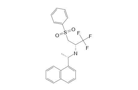(-/+)-N2-[1-(1-NAPHTHYL)-ETHYL]-1,1,1-TRIFLUORO-3-PHENYLSULFONYL-2-PROPANAMINE