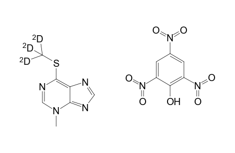 3-Methyl-6-D3-methylthiopurine picrate