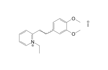 2-(3,4-dimethoxystyryl)-1-ethylpyridinium iodide