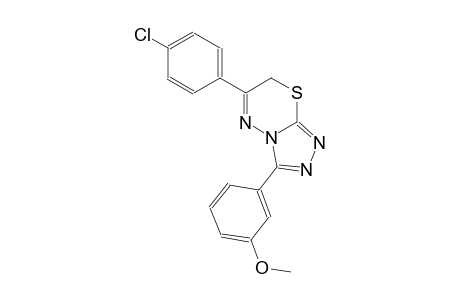 6-(4-chlorophenyl)-3-(3-methoxyphenyl)-7H-[1,2,4]triazolo[3,4-b][1,3,4]thiadiazine