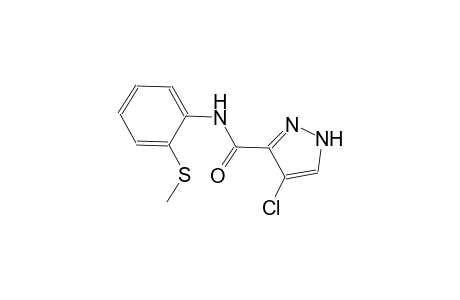 4-chloro-N-[2-(methylsulfanyl)phenyl]-1H-pyrazole-3-carboxamide