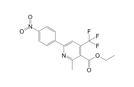 2-Methyl-6-(4-nitrophenyl)-4-(trifluoromethyl)-3-pyridinecarboxylic acid ethyl ester