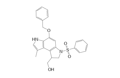 (4-benzoxy-6-besyl-1-methyl-7,8-dihydro-3H-pyrrol[3,2-e]indol-8-yl)methanol