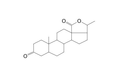 Pregna-20-ol-3-on-19-oic acid lactone