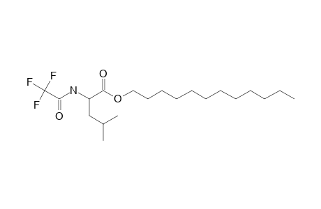 L-Leucine, N-(trifluoroacetyl)-, dodecyl ester