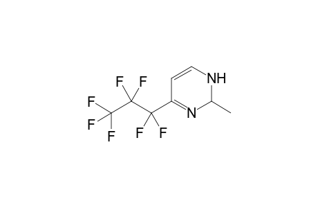 2-Methyl-4-(1,1,2,2,3,3,3-heptafluoropropyl)-1,2-dihydropyrimidine