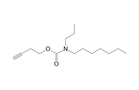 Carbonic acid, monoamide, N-propyl-N-heptyl-, but-3-yn-1-yl ester