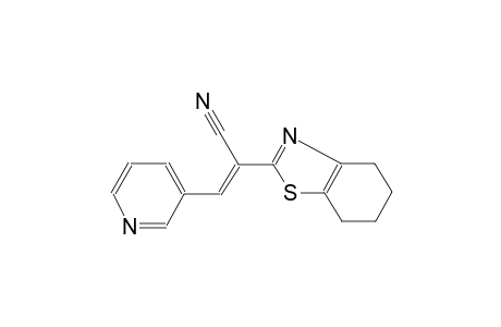 2-benzothiazoleacetonitrile, 4,5,6,7-tetrahydro-alpha-(3-pyridinylmethylene)-