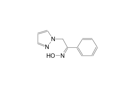 (1Z)-1-phenyl-2-(1H-pyrazol-1-yl)ethanone oxime