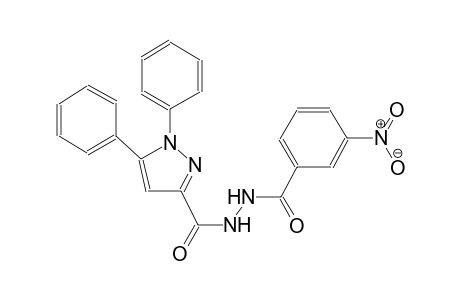 N'-[(1,5-diphenyl-1H-pyrazol-3-yl)carbonyl]-3-nitrobenzohydrazide
