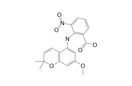 2-[(2,2-DIMETHYL-7-METHOXY-2H-CHROMEN-5-YL)-AMINO]-3-NITROBENZOIC-ACID