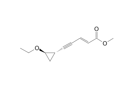 Methyl (E)-5-(trans-2-Ethoxycyclopropyl)pent-2-en-4-ynoate