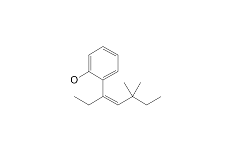 (Z)-2-(3,3-Dimethyl-1-ethylpent-1-enyl)phenol